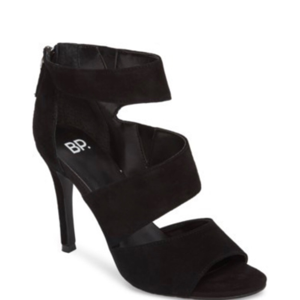 BP Black Suede Sandal (WORN ONCE)